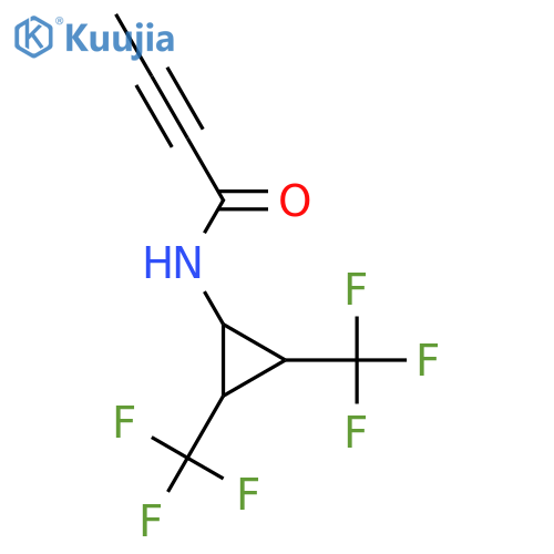 N-2,3-bis(trifluoromethyl)cyclopropylbut-2-ynamide structure