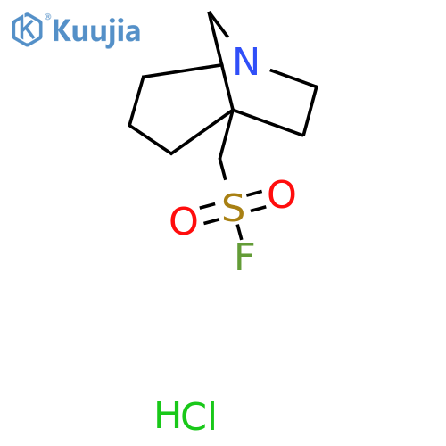 {1-azabicyclo3.2.1octan-5-yl}methanesulfonyl fluoride hydrochloride structure