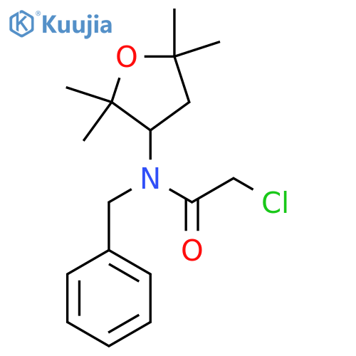 N-Benzyl-2-chloro-N-(2,2,5,5-tetramethyloxolan-3-yl)acetamide structure