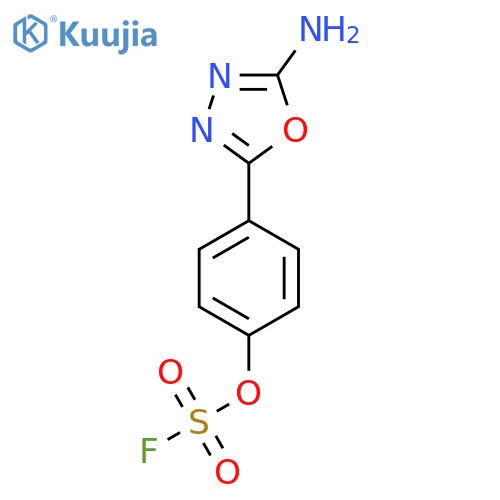4-(5-Amino-1,3,4-oxadiazol-2-yl)phenyl fluoranesulfonate structure