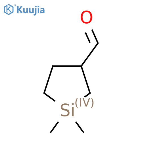 1,1-Dimethylsilolane-3-carbaldehyde structure