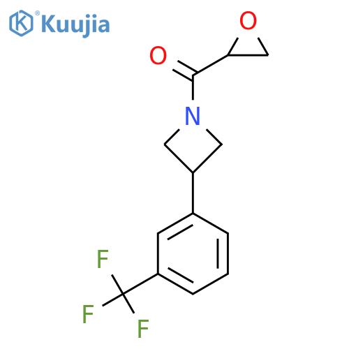 1-(Oxirane-2-carbonyl)-3-[3-(trifluoromethyl)phenyl]azetidine structure