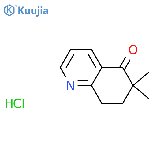 6,6-Dimethyl-5,6,7,8-tetrahydroquinolin-5-one hydrochloride structure