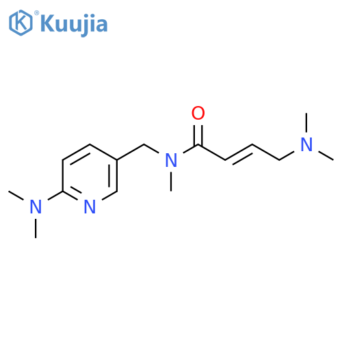 (2E)-4-(dimethylamino)-N-{6-(dimethylamino)pyridin-3-ylmethyl}-N-methylbut-2-enamide structure