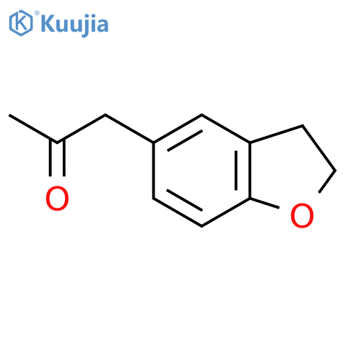 1-(2,3-dihydro-1-benzofuran-5-yl)propan-2-one structure