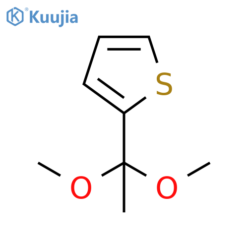 Thiophene, 2-(1,1-dimethoxyethyl)- structure