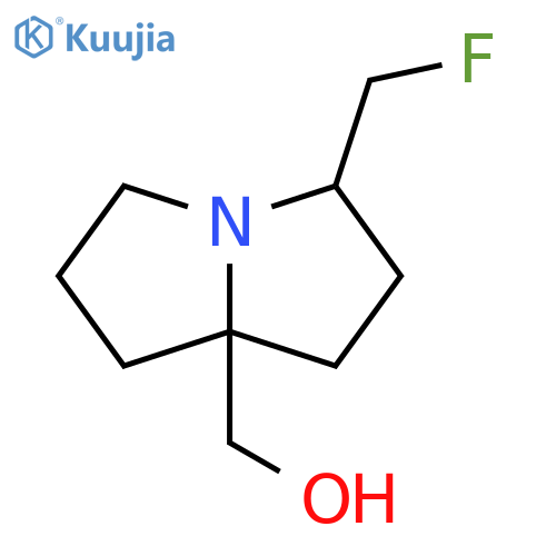 1H-Pyrrolizine-7a(5H)-methanol, 3-(fluoromethyl)tetrahydro- structure