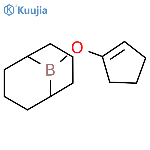 9-(1-Cyclopenten-1-yloxy)-9-borabicyclo[3.3.1]nonane structure