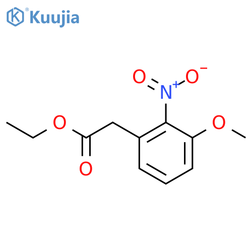 Ethyl 3-methoxy-2-nitrophenylacetate structure