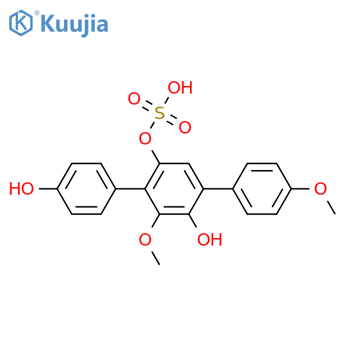 [1,1':4',1''-Terphenyl]-2',3',4,4'',5'-pentol; 3',4-Di-Me ether, 5'-sulfate structure