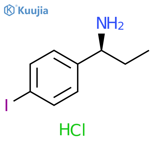 (S)-1-(4-Iodophenyl)propan-1-amine hydrochloride structure