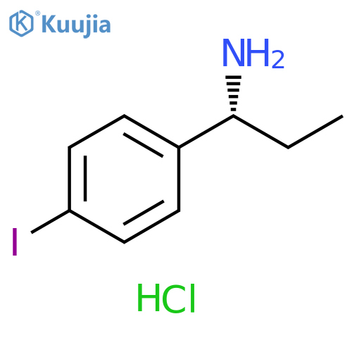 (R)-1-(4-Iodophenyl)propan-1-amine hydrochloride structure