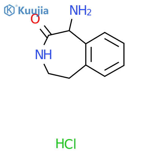1-Amino-4,5-dihydro-1H-benzo[d]azepin-2(3H)-one hydrochloride structure