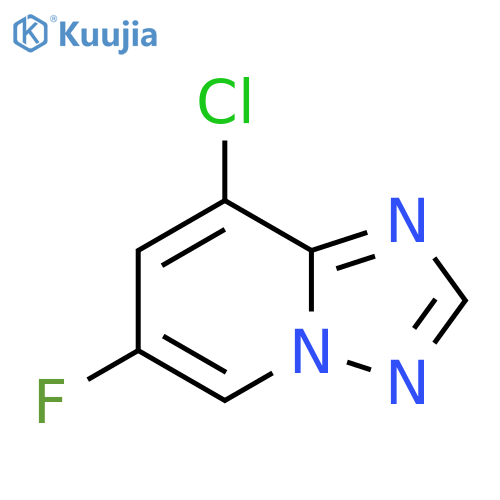 [1,2,4]Triazolo[1,5-a]pyridine, 8-chloro-6-fluoro- structure