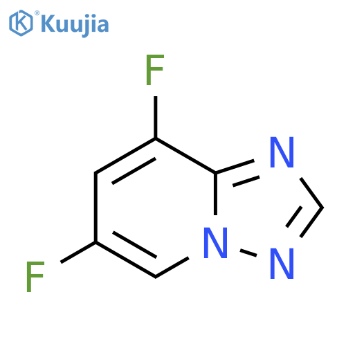 [1,2,4]Triazolo[1,5-a]pyridine, 6,8-difluoro- structure