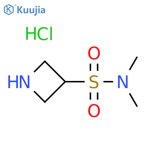 N,N-dimethylazetidine-3-sulfonamide hydrochloride structure