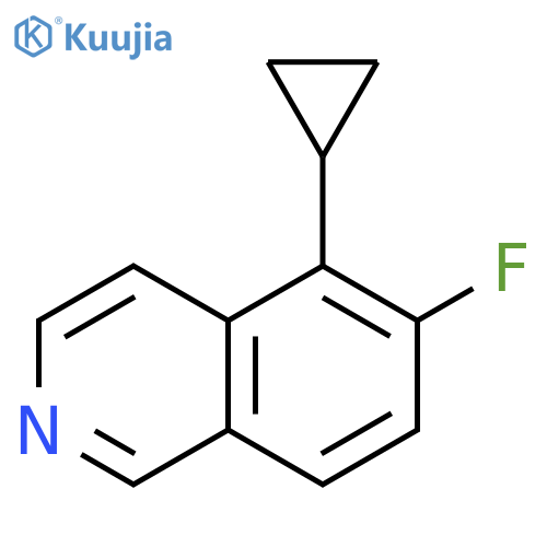 5-Cyclopropyl-6-fluoroisoquinoline structure