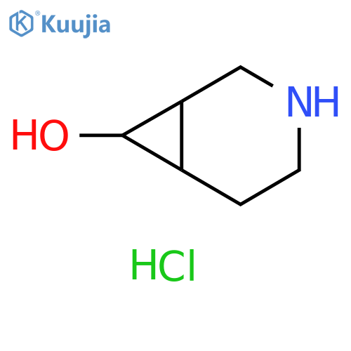 3-azabicyclo[4.1.0]heptan-7-ol;hydrochloride structure