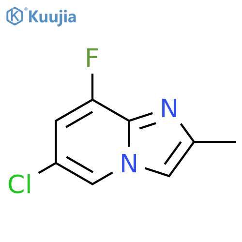 Imidazo[1,2-a]pyridine, 6-chloro-8-fluoro-2-methyl- structure