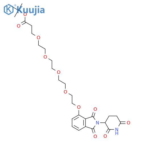 Thalidomide-O-PEG4-Boc structure