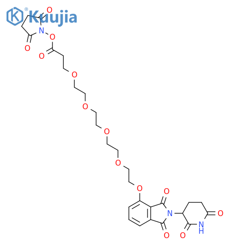 Thalidomide-O-PEG4-NHS ester structure