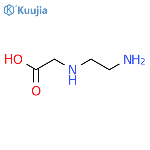 2-((2-Aminoethyl)amino)acetic acid structure
