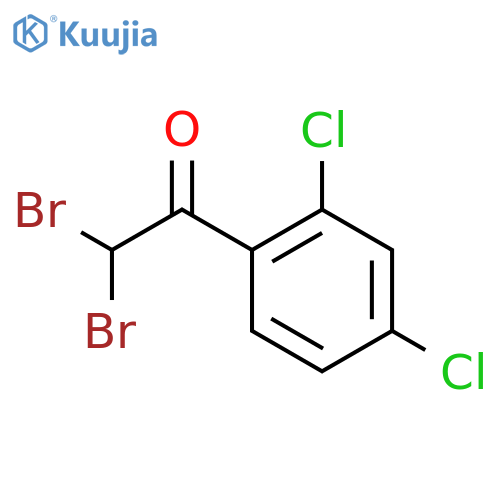 Ethanone, 2,2-dibromo-1-(2,4-dichlorophenyl)- structure