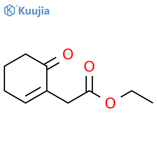 1-Cyclohexene-1-acetic acid, 6-oxo-, ethyl ester structure