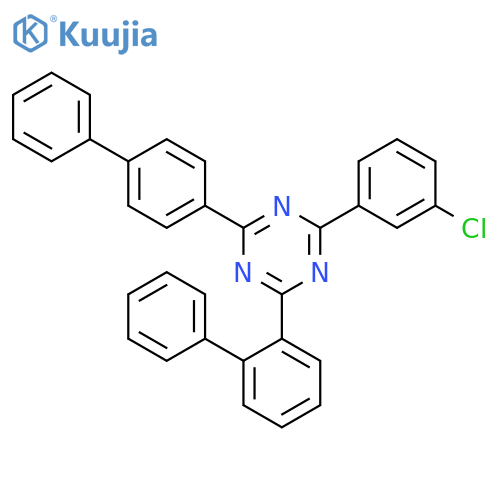 2-([1,1'-Biphenyl]-2-yl)-4-([1,1'-biphenyl]-4-yl)-6-(3-chlorophenyl)-1,3,5-triazine structure