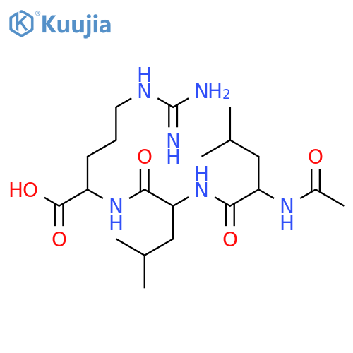 L-Arginine,N-acetyl-L-leucyl-L-leucyl- structure