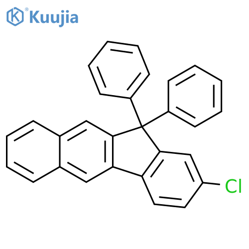11H-?Benzo[b]?fluorene, 2-?chloro-?11,?11-?diphenyl- structure