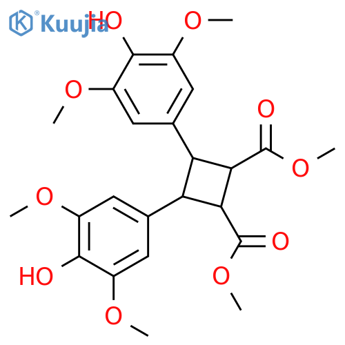 7,7'-Cyclo-3,3',4,4',5,5'-hexahydroxy-8,8'-lignan-9,9'-dioic acid; (7R,7'R,8S,8'S)-form, 3,3',5,5'-Tetra-Me ether, di-Me ester structure