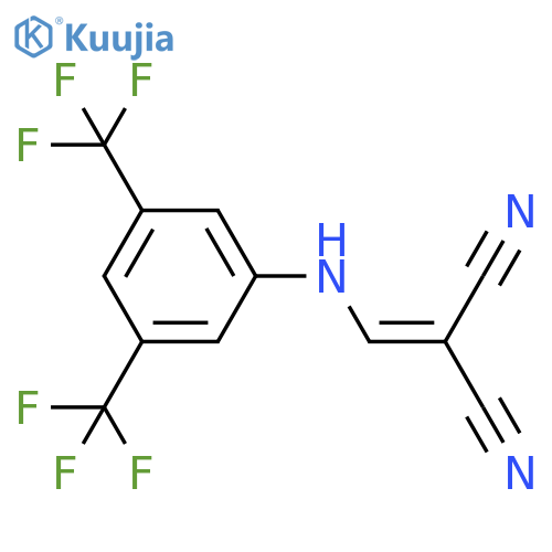 Propanedinitrile, [[[3,5-bis(trifluoromethyl)phenyl]amino]methylene]- structure