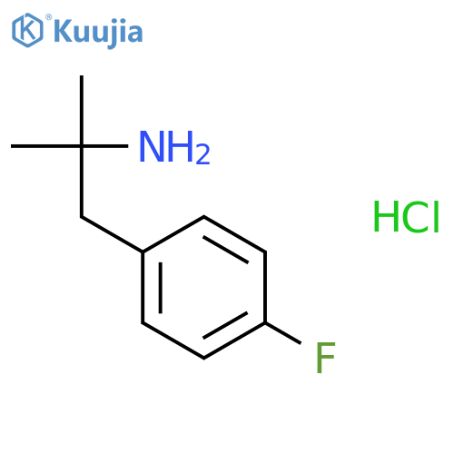 4-Fluoro-a,a-dimethylbenzeneethanamine Hydrochloride structure