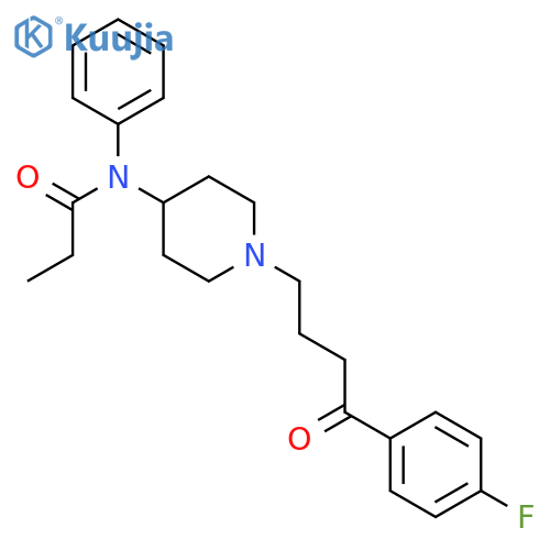 Propanamide,N-[1-[4-(4-fluorophenyl)-4-oxobutyl]-4-piperidinyl]-N-phenyl- structure