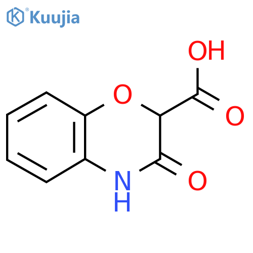 3-hydroxy-2H-1,4-benzoxazine-2-carboxylic acid structure
