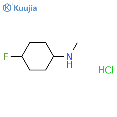 (4-Fluoro-cyclohexyl)-methyl-amine hydrochloride structure
