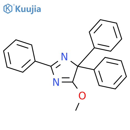 4H-Imidazole,5-methoxy-2,4,4-triphenyl- structure