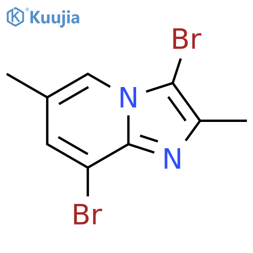 3,8-Dibromo-2,6-dimethylimidazo[1,2-a]pyridine structure