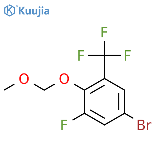 5-Bromo-1-fluoro-2-(methoxymethoxy)-3-(trifluoromethyl)benzene structure