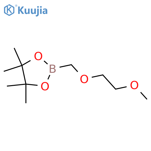 2-(2-methoxyethoxy)methyl-4,4,5,5-tetramethyl-1,3,2-dioxaborolane structure