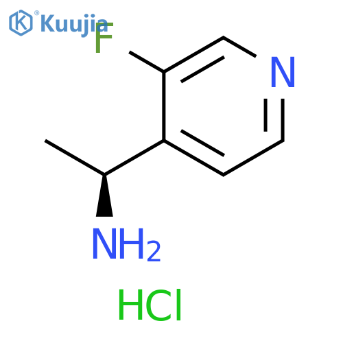 (1S)-1-(3-fluoropyridin-4-yl)ethan-1-amine hydrochloride structure