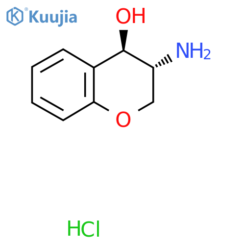 (3R,4R)-3-amino-3,4-dihydro-2H-chromen-4-ol;hydrochloride structure