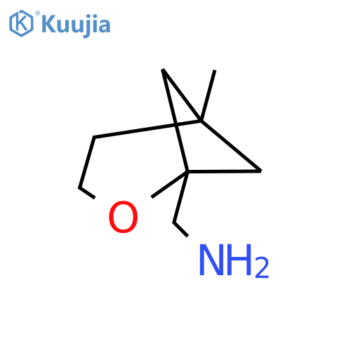 1-{5-methyl-2-oxabicyclo3.1.1heptan-1-yl}methanamine structure