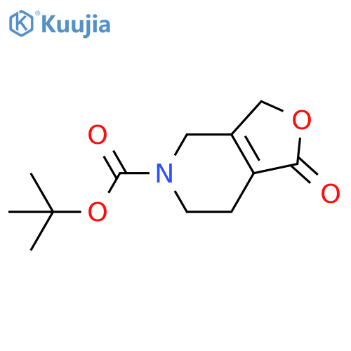 tert-butyl 1-oxo-1H,3H,4H,5H,6H,7H-furo3,4-cpyridine-5-carboxylate structure