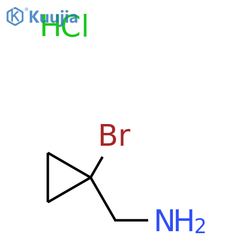 1-(1-bromocyclopropyl)methanamine hydrochloride structure