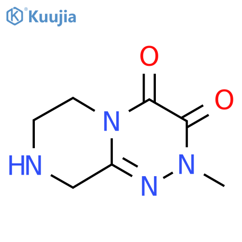 2-Methyl-6,7,8,9-tetrahydropyrazino[2,1-c][1,2,4]triazine-3,4-dione structure
