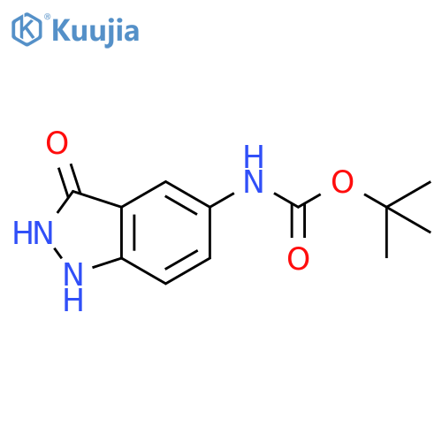 tert-butyl N-(3-hydroxy-1H-indazol-5-yl)carbamate structure