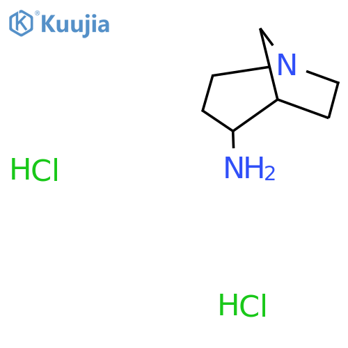 1-Azabicyclo[3.2.1]octan-4-amine;dihydrochloride structure