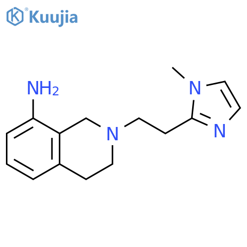 2-2-(1-methyl-1H-imidazol-2-yl)ethyl-1,2,3,4-tetrahydroisoquinolin-8-amine structure